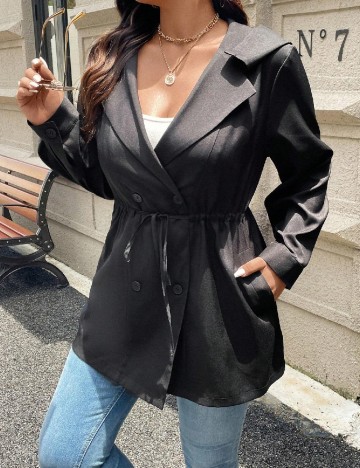 Jacheta SHEIN CURVE, negru