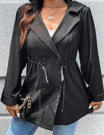 Jacheta SHEIN CURVE, negru