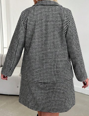 Compleu SHEIN CURVE, alb/negru