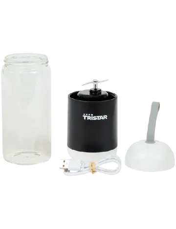 Miniblender Portabil Reîncărcabil TRISTAR, negru