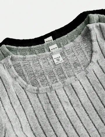 Set bluze 3 bucati Shein Kids, mix culori