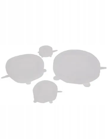 Set de capace flexibile pentru alimente 5 bucati, transparent