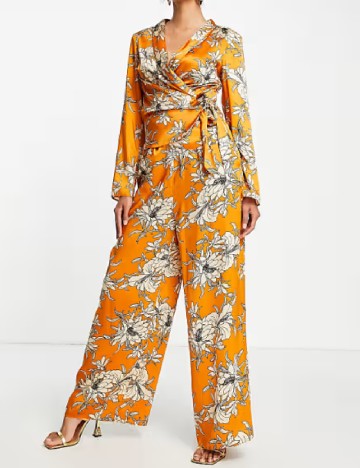 Pantaloni ASOS, portocaliu