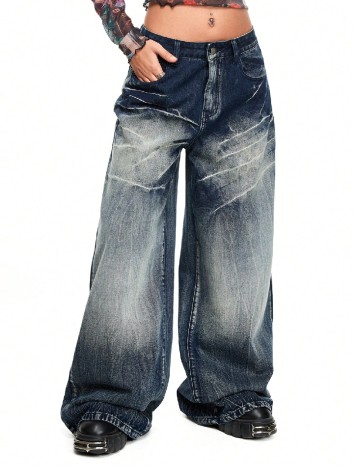 Blugi Romwe, albastru