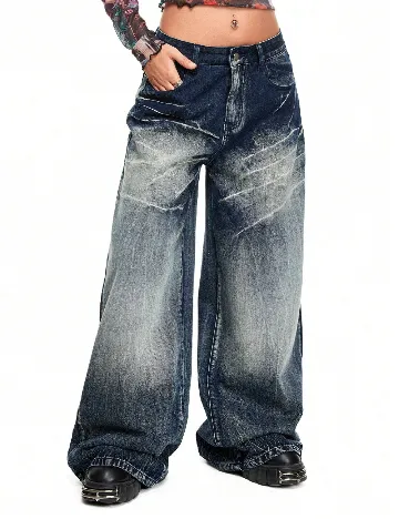 Blugi Romwe, albastru