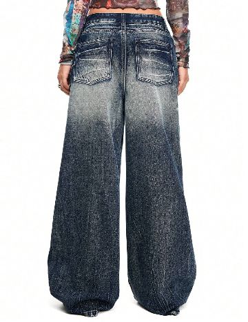 Blugi Romwe, albastru