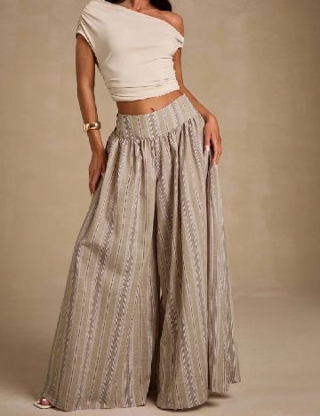 Pantaloni SHEIN, maro