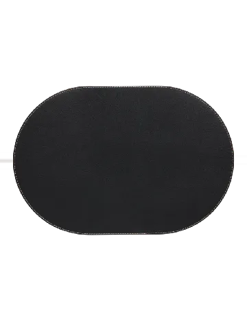 Suport de Farfurie Oval ACTION, negru