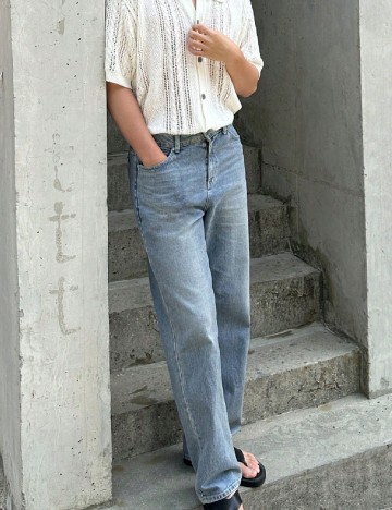 Blugi Dazy, albastru