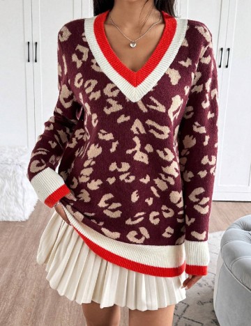 Pulover SHEIN, visiniu