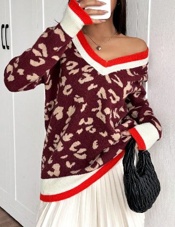 Pulover SHEIN, visiniu