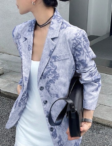 Sacou Dazy, albastru