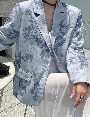 Sacou Dazy, albastru