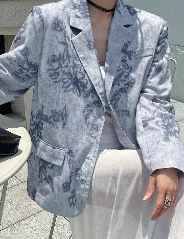 Sacou Dazy, albastru