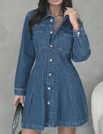 Rochie scurta SHEIN, albastru