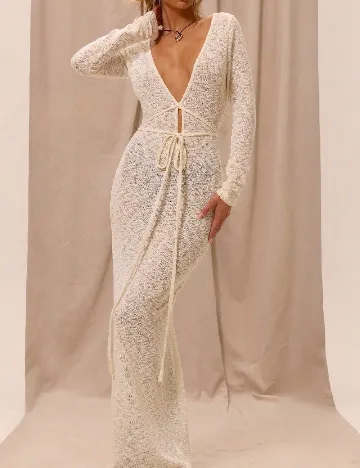 Rochie de plaja Musera, ecru