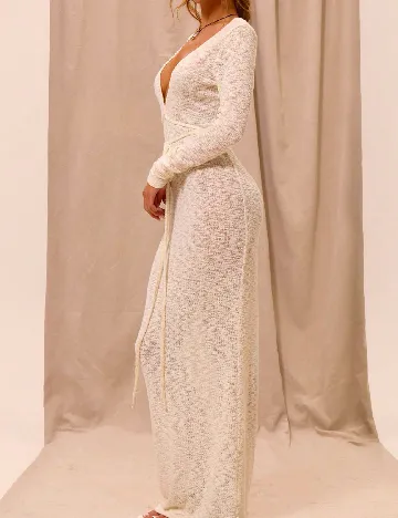 Rochie de plaja Musera, ecru