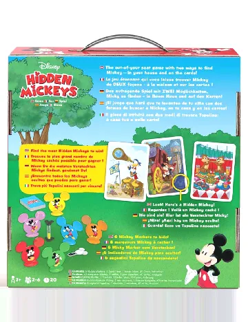 Jocul Hidden Mickey Disney, mix culori