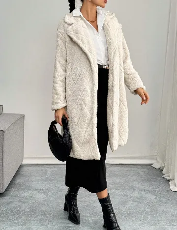 Palton SHEIN, crem