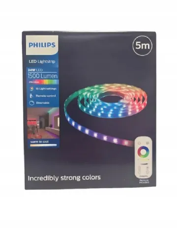 Banda LED, 5 metri PHILIPS, mix culori