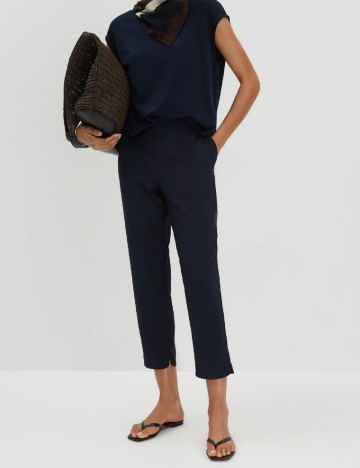 Pantaloni Someday, bleumarin