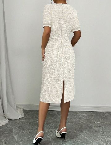 Compleu SHEIN, alb/crem