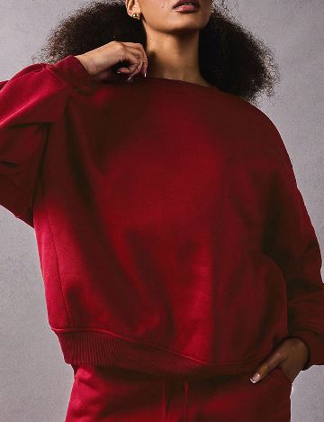 Bluza Oversize SHEIN, rosu