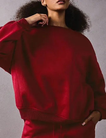 Bluza Oversize SHEIN, rosu