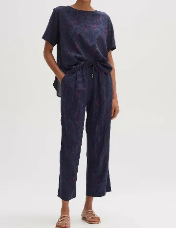 Pantaloni Opus, bleumarin