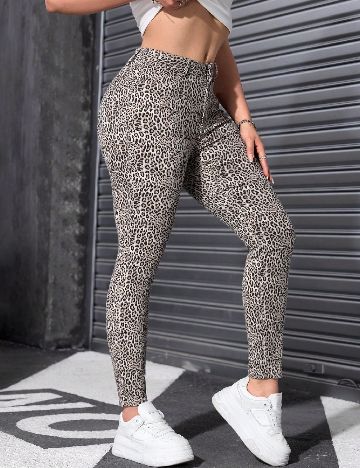 Pantaloni SHEIN, animal print