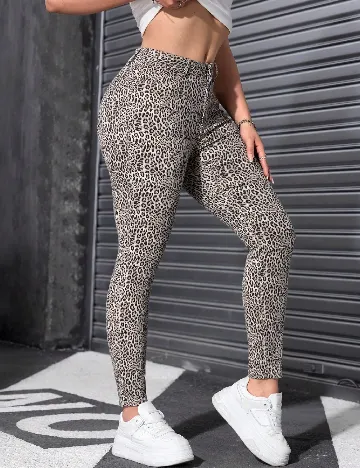 Pantaloni SHEIN, animal print