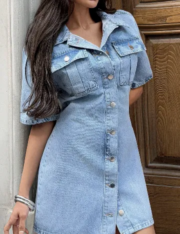 Rochie scurta SHEIN, albastru