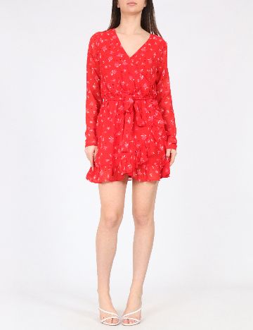 Rochie scurta Wednesday's Girl, rosu