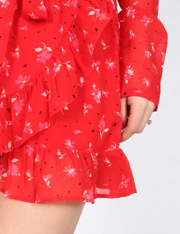 Rochie scurta Wednesday's Girl, rosu