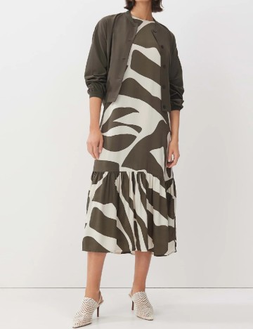 Rochie medie Someday, verde