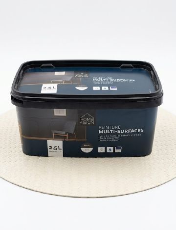 Vopsea multi-suprafețe 2,5 l Home Vision, negru mat