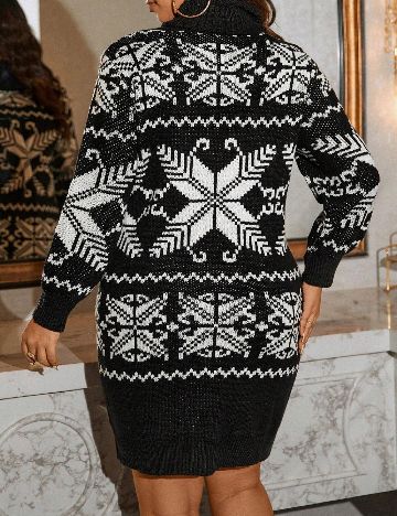 Rochie scurta SHEIN CURVE, negru