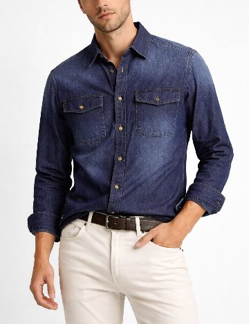 Camasa ASOS, bleumarin