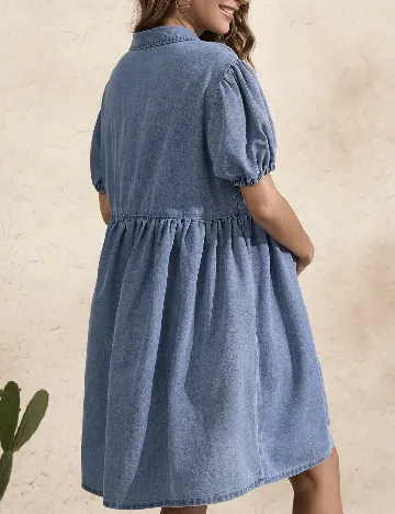 Rochie scurta SHEIN Maternity, albastru