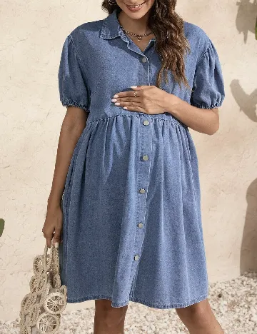 Rochie scurta SHEIN Maternity, albastru