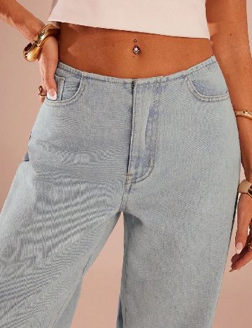 Blugi Forever 21, albastru