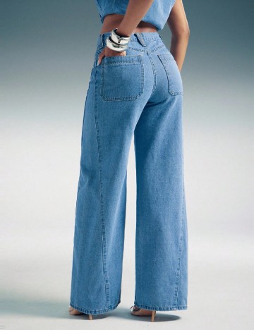 Blugi SHEIN, albastru