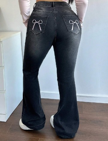 Blugi SHEIN CURVE, negru