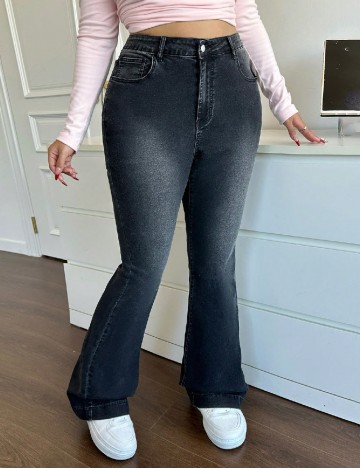 Blugi SHEIN CURVE, negru