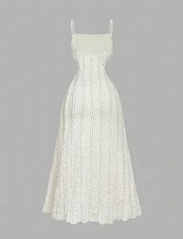 Rochie lunga SHEIN, ecru