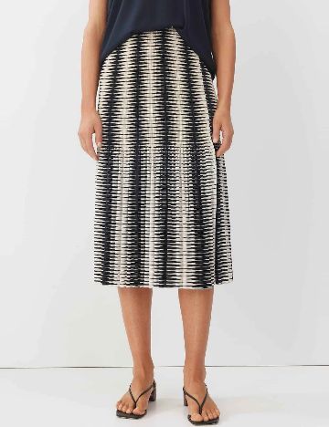 Fusta Someday, alb/bleumarin