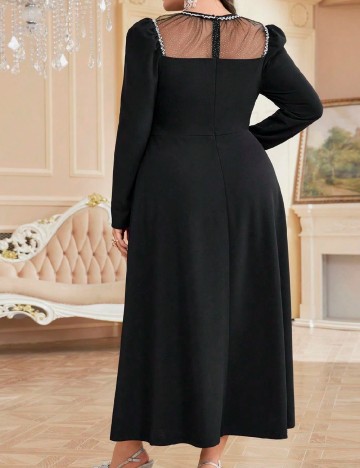 Rochie medie SHEIN CURVE, negru