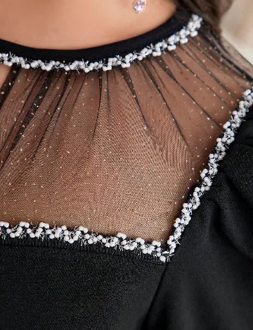 Rochie medie SHEIN CURVE, negru