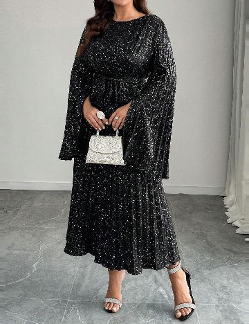 Rochie lunga SHEIN CURVE, negru