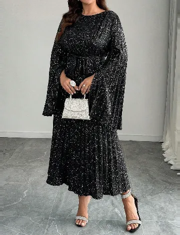 Rochie lunga SHEIN CURVE, negru